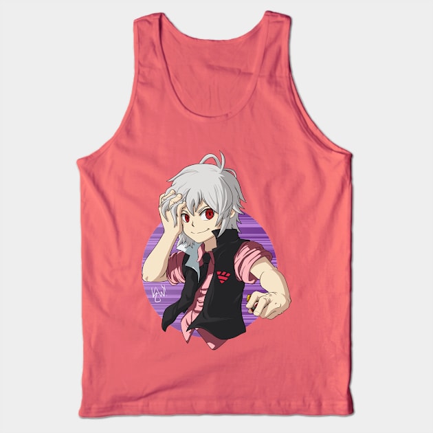 Shu Kurenai from Beyblade Burst Tank Top by Kaw_Dev